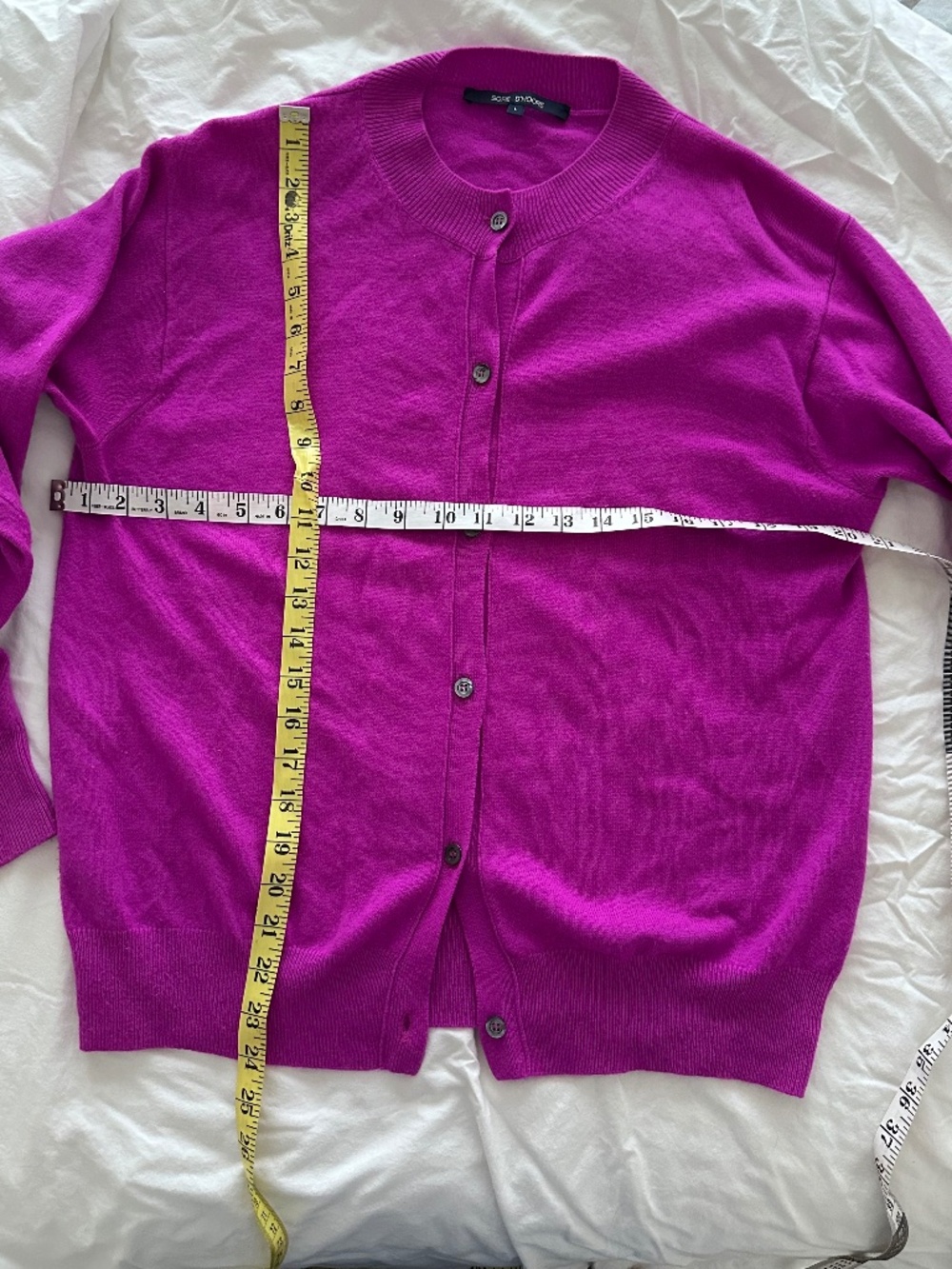 Sofie D'Hoore Cashmere Cardigan Sweater - Fuchsia